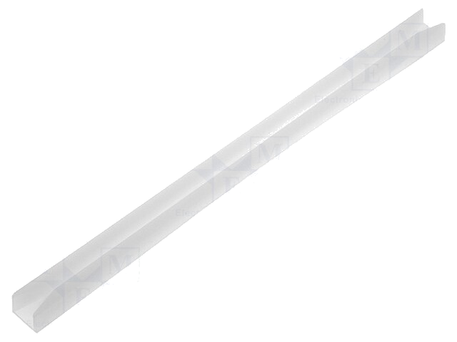 Printplaatgeleider; polyamide; natuurlijk; A: 101,6mm; UL94V-2 Printplaatgeleider; polyamide; natuurlijk; A: 101,6mm; UL94V-2